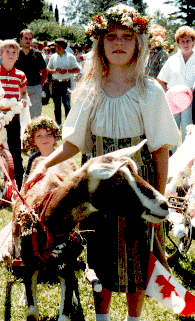 Goat in Canada Day Parade