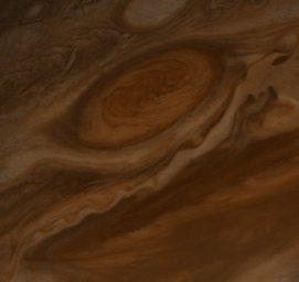 dark red spot